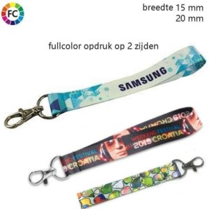 Keycords lanyard sleutelhangers fullcolor Mindy
