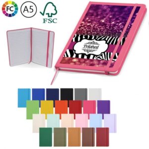 Notitieboekjes fullcolor opdruk Leontina A5