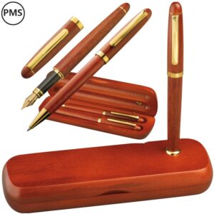 luxe houten pennensets bedrukken golda