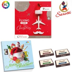 Chocolade adventkalender Sarotti mini bars