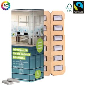 Chocolade adventskalender Toren Fairtrade