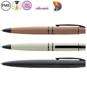 Metalen luxe balpennen VIP softcoated