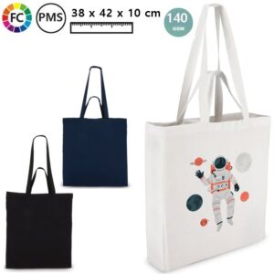Katoenen tote shoppertas Segova