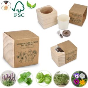 FSC Houten plantenbak set